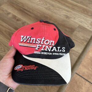 Vintage 90s Winston California NHRA Racing Hat